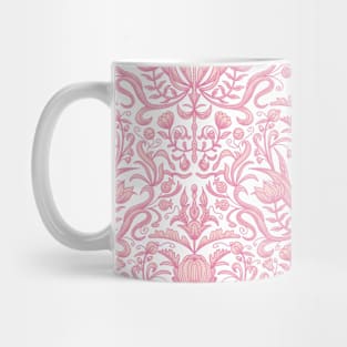 Baroque Toile on Pink Mug